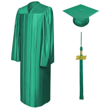 12 Shiny Elementary Cap & Gown - Graduation Seller